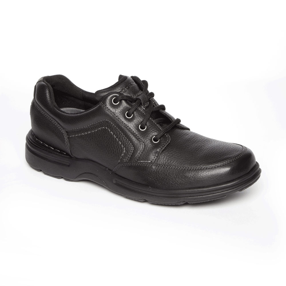 Zapatillas Rockport Hombre Mexico - Prowalker Eureka Plus Mudguard Negros - ETSIY1903